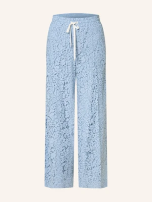 Cambio Spodnie Marlena Clara Z Koronki blau