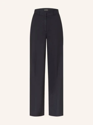 Cambio Spodnie Marlene Mira Z Lnem blau