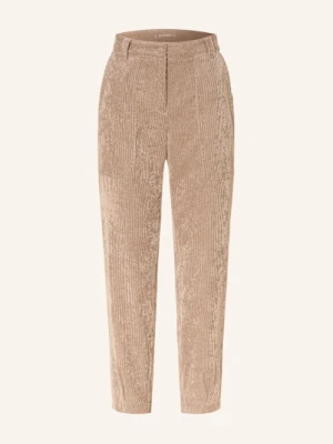 Cambio Spodnie Sztruksowe Kiss beige