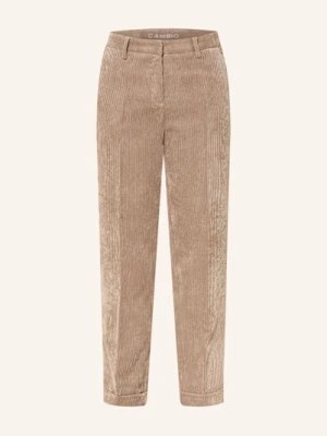 Cambio Spodnie Sztruksowe Krystal beige