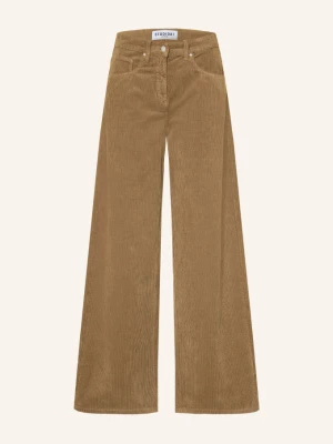 Cambio Spodnie Z Sztruksu beige