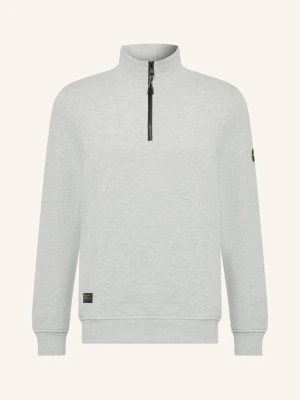 Camel Active Bluza Dresowa Typu Troyer grau JASNOCZARY