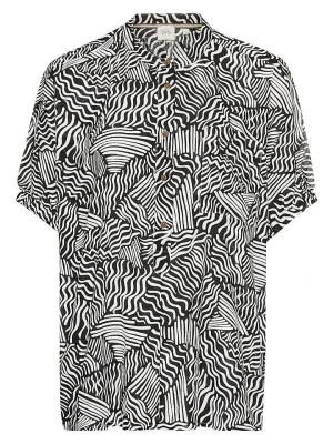 Camel Active Bluzka w kolorze czarno-białym rozmiar: XXL