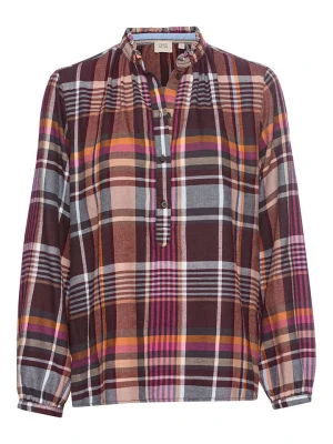 Camel Active Bluzka w kolorze czerwono-różowo-czarnym rozmiar: XXL