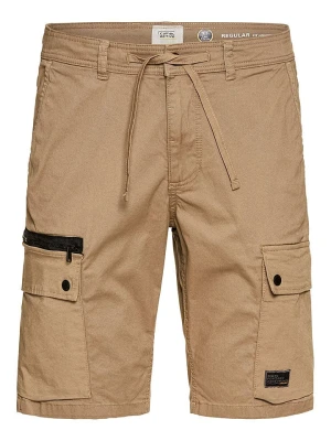 Camel Active Bojówki - Regular fit - w kolorze jasnobrązowym rozmiar: W40
