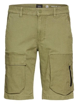 Camel Active Bojówki - Regular fit - w kolorze zielonym rozmiar: W32