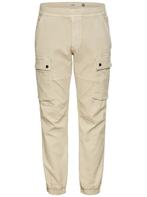 Camel Active Bojówki - Relaxed fit - w kolorze beżowym rozmiar: W40/L30
