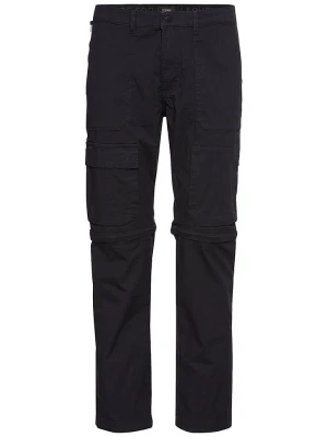 Camel Active Bojówki Zipp-Off - Relaxed fit - w kolorze granatowym rozmiar: W35 / L30