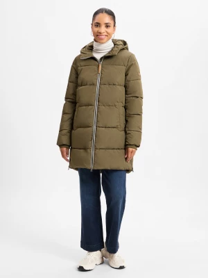 Camel Active Damska kurtka pikowana Kobiety zielony jednolity,