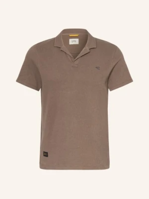 Camel Active Dzianinowa Koszulka Polo braun