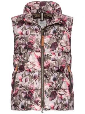 Camel Active Kamizelka pikowana w kolorze jasnoróżowo-szarym rozmiar: 44