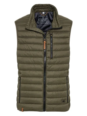 Camel Active Kamizelka pikowana w kolorze khaki rozmiar: 54
