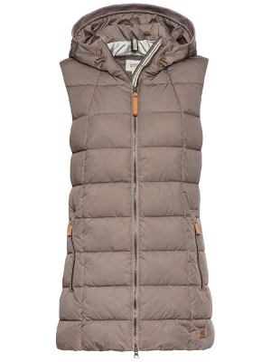 Camel Active Kamizelka pikowana w kolorze szaroróżowym rozmiar: 36