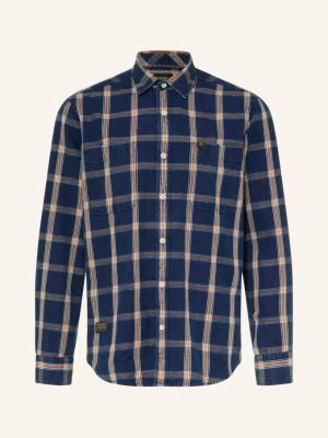 Camel Active Koszula O Kroju Regular Fit blau beżowy