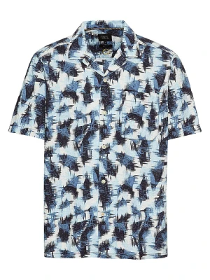 Camel Active Koszula - Regular fit - w kolorze błękitno-granatowym rozmiar: XL