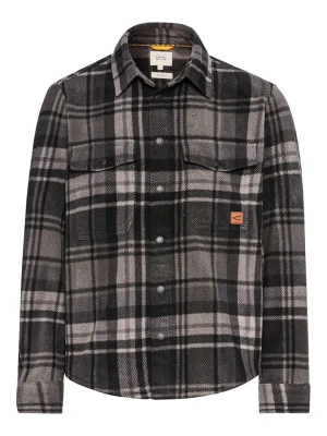 Camel Active Koszula w kolorze czarno-szarym rozmiar: L