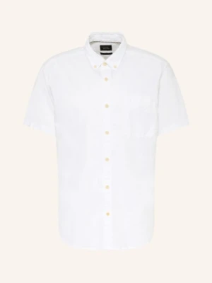 Camel Active Koszula Z Krótkim Rękawem O Regularnym Kroju Z Lnu weiss