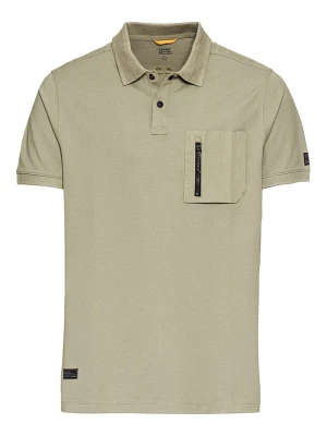 Camel Active Koszulka funkcyjna polo w kolorze beżowym rozmiar: L