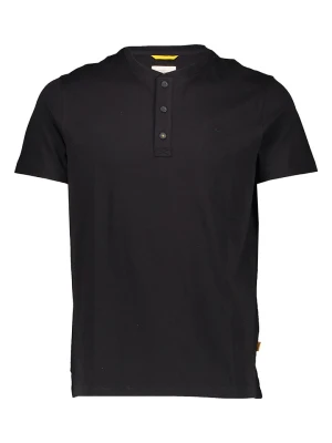 Camel Active Koszulka "Henley" w kolorze czarnym rozmiar: S