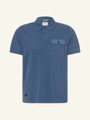 Camel Active Koszulka Polo Piqué blau