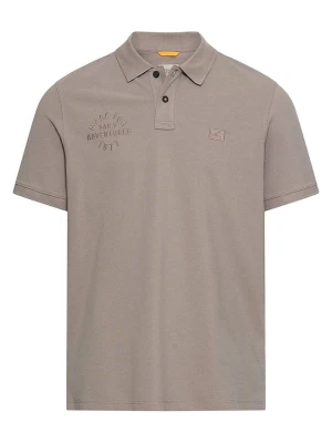 Camel Active Koszulka polo w kolorze szarobrązowym rozmiar: S