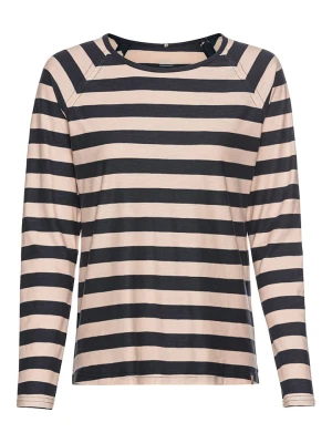 Camel Active Koszulka w kolorze granatowo-kremowym rozmiar: M