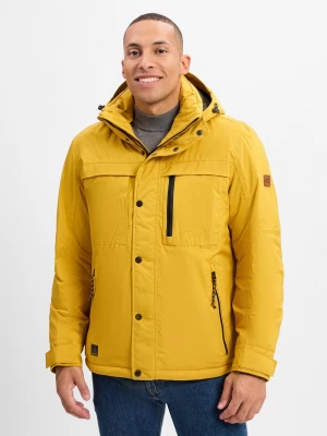 Camel Active Męska kurtka funkcjonalna Mężczyźni żółty jednolity,
