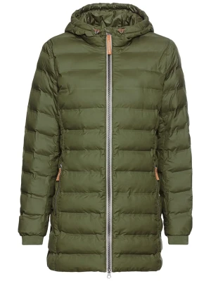 Camel Active Płaszcz pikowany w kolorze zielonym rozmiar: 40