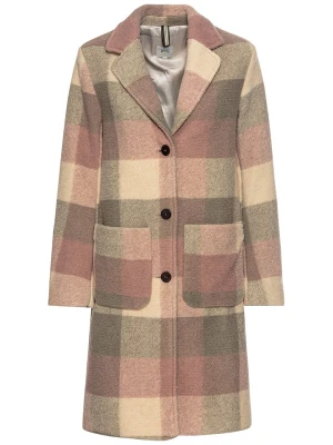 Camel Active Płaszcz przejściowy w kolorze kremowo-szaroróżowym rozmiar: 38