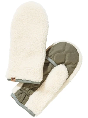 Camel Active Rękawiczki w kolorze kremowo-oliwkowym rozmiar: S