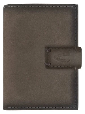 Camel Active Skórzane etui "Dallas" w kolorze szarym na karty - 7 x 10 x 1,5 cm rozmiar: onesize