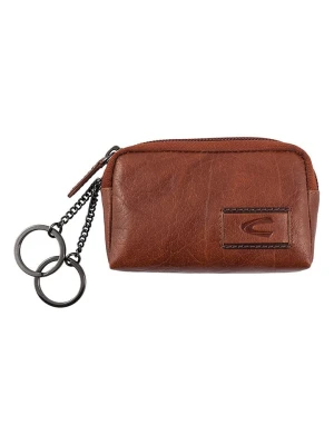 Camel Active Skórzane etui "Panama" w kolorze jasnobrązowym na klucze - 10,5 x 7 x 3 cm rozmiar: onesize
