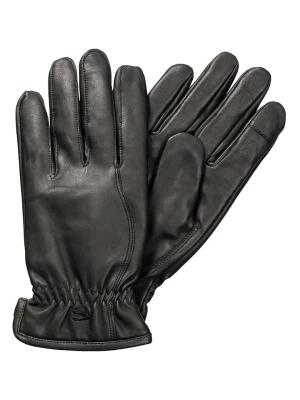 Camel Active Skórzane rękawiczki w kolorze czarnym rozmiar: M