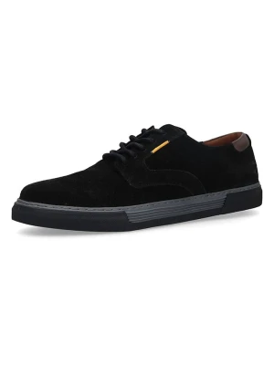 Camel Active Skórzane sneakersy w kolorze czarnym rozmiar: 43