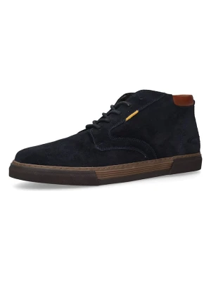 Camel Active Skórzane sneakersy w kolorze granatowym rozmiar: 45