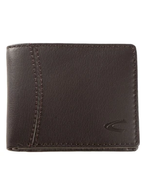 Camel Active Skórzany portfel "Cordoba" w kolorze ciemnobrązowym - 10,5 x 8,5 x 2 cm rozmiar: onesize