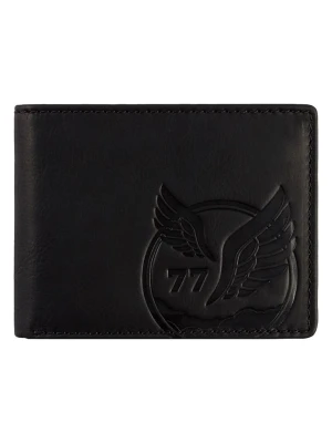 Camel Active Skórzany portfel "Nepal" w kolorze czarnym - 11 x 8,5 x 2 cm rozmiar: onesize