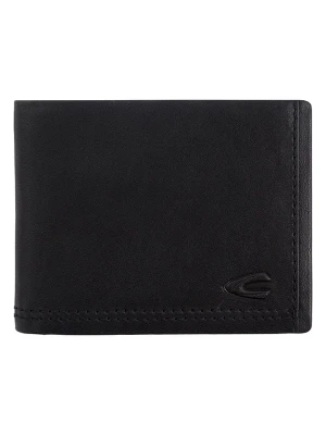 Camel Active Skórzany portfel "Osaka" w kolorze czarnym - 12 x 9,5 x 2 cm rozmiar: onesize