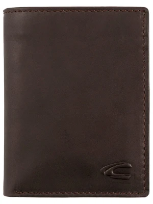 Camel Active Skórzany portfel "Thai" w kolorze ciemnobrązowym -9,5 x 12,5 x 2 cm rozmiar: onesize