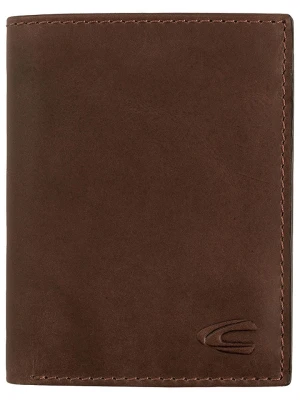 Camel Active Skórzany portfel "Thai" w kolorze jasnobrązowym - 9,5 x 12,5 x 2 cm rozmiar: onesize