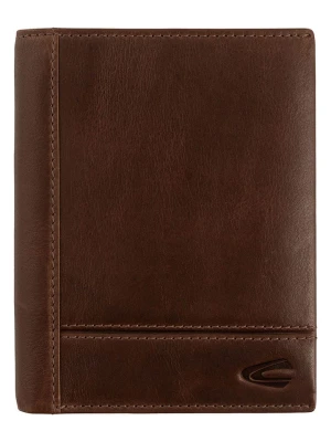 Camel Active Skórzany portfel "Tokyo" w kolorze ciemnobrązowym - 10 12,5 x 5 x 2 cm rozmiar: onesize