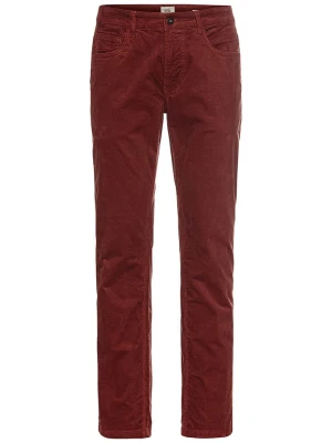 Camel Active Spodnie sztruksowe w kolorze bordowym rozmiar: W40/L34