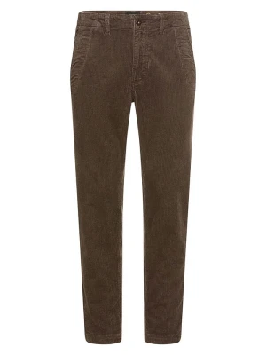 Camel Active Spodnie sztruksowe w kolorze brązowym rozmiar: W46 / L32