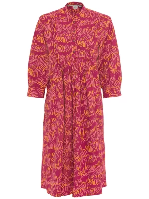Camel Active Sukienka w kolorze różowym ze wzorem rozmiar: M