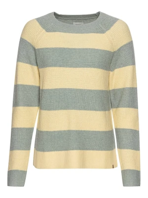 Camel Active Sweter w kolorze błękitno-żółtym rozmiar: XL