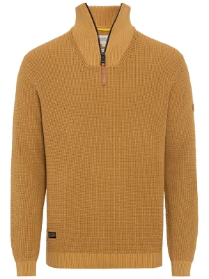 Camel Active Sweter w kolorze musztardowym rozmiar: L