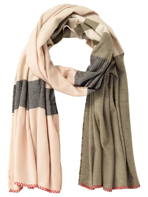 Camel Active Szal w kolorze beżowo-oliwkowym - 190 x 60 cm rozmiar: onesize