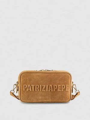Camera Case (IM)PERFECTION z zamszu PATRIZIA PEPE