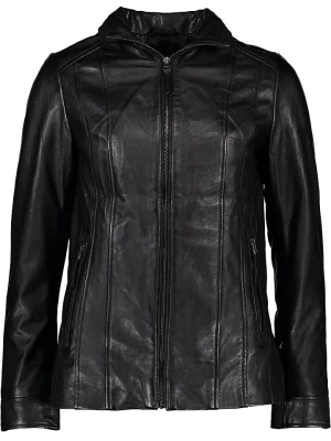 Caminari Skórzana kurtka "Lisa" w kolorze czarnym rozmiar: 38