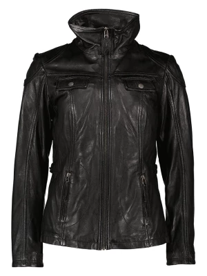 Caminari Skórzana kurtka "Remi" w kolorze czarnym rozmiar: 34